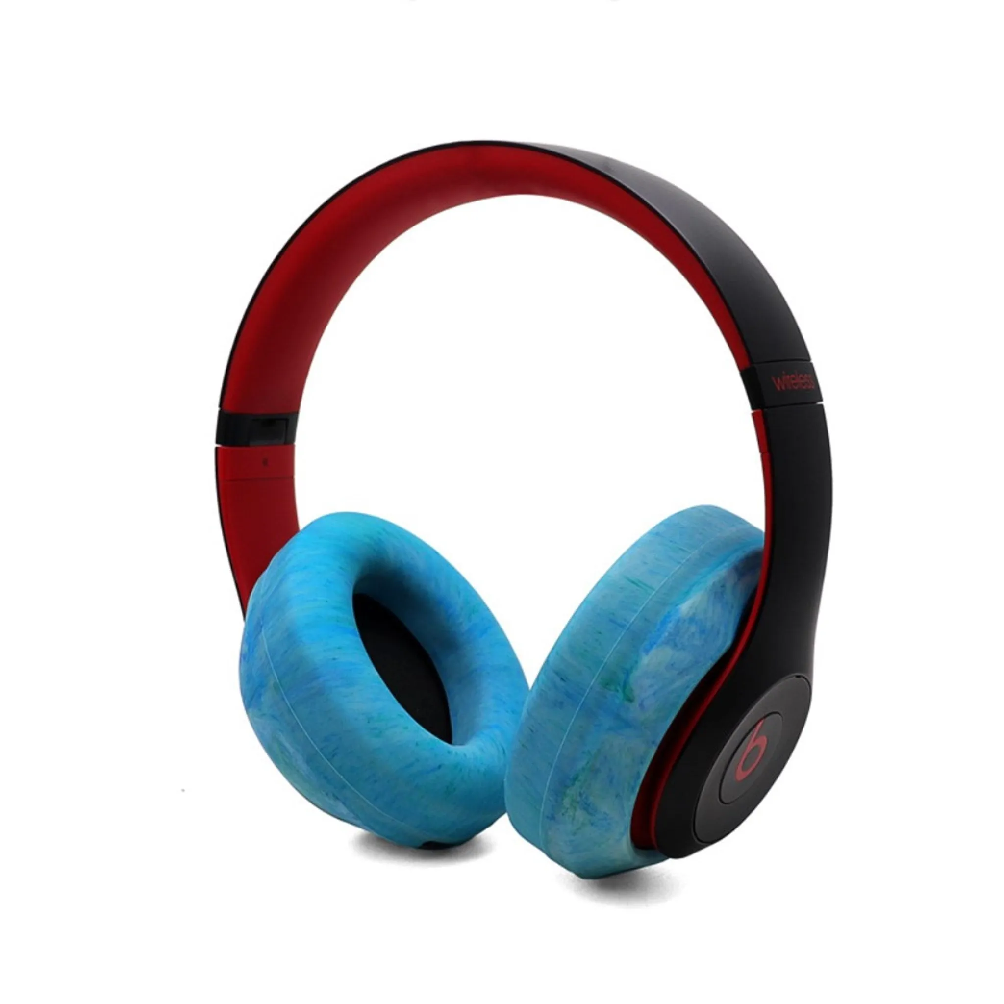 1 Pair Beats Studio 3.0 stylish silicone ear pad cushion - Blue