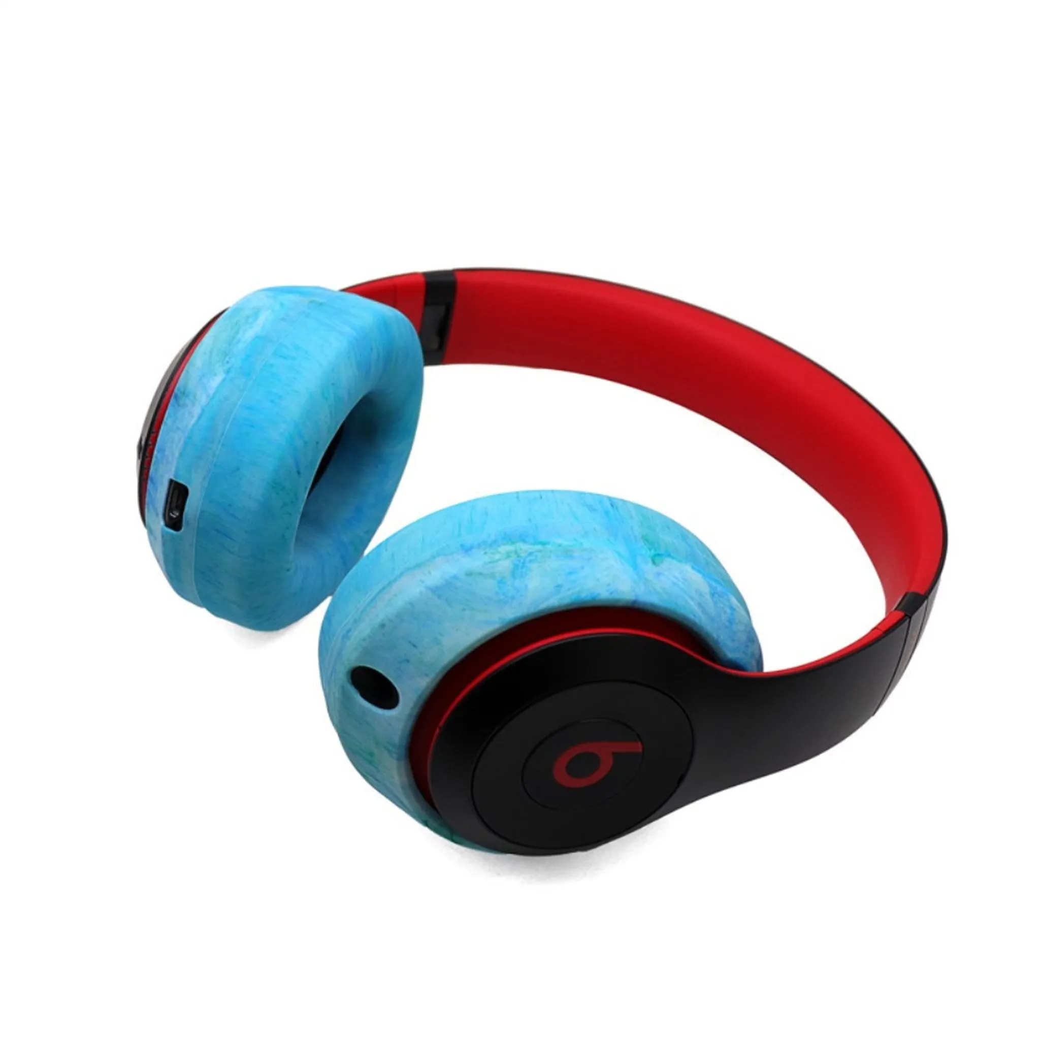 1 Pair Beats Studio 3.0 stylish silicone ear pad cushion - Blue