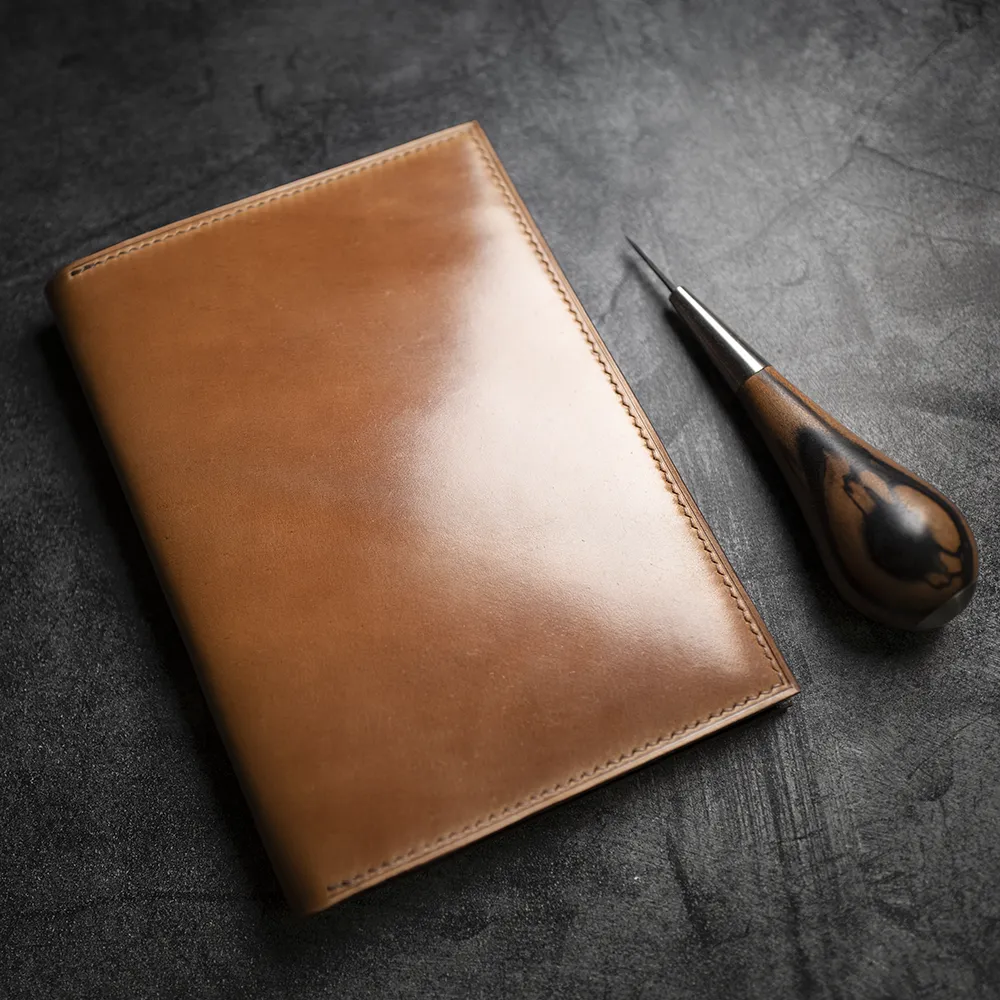 #120 Shell Cordovan    French Chévre Passport Cover
