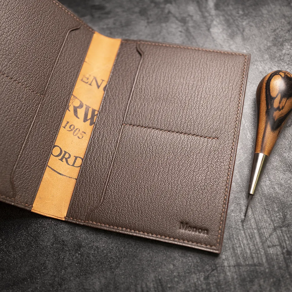 #120 Shell Cordovan    French Chévre Passport Cover