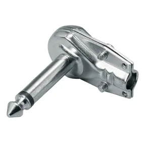 1/4-Inch Mono Right-Angle Audio Plug (2-Pack)