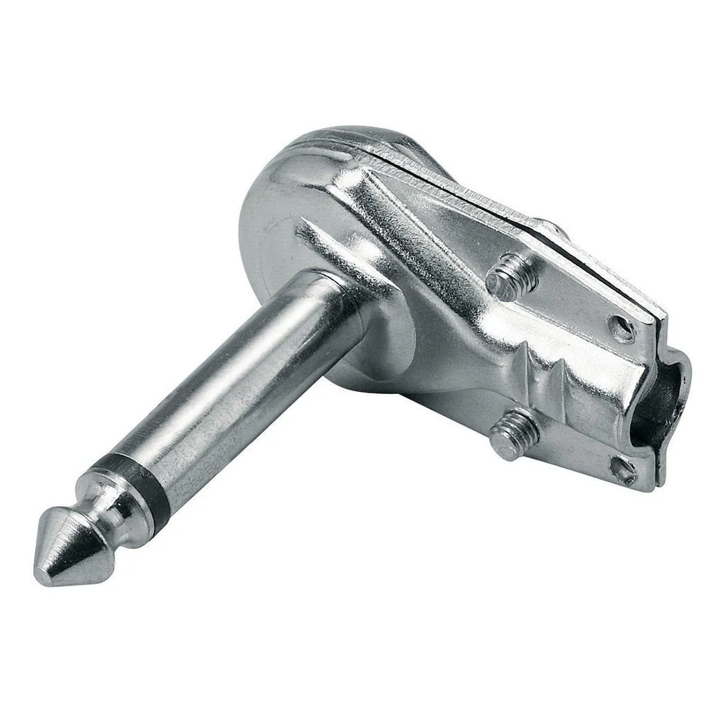 1/4-Inch Mono Right-Angle Audio Plug (2-Pack)