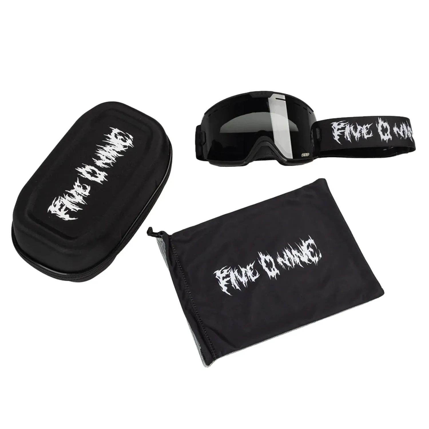 509 F02015900-000-001 Kingpin Goggle LE Kit Quick Change Anti-Fog Stratch Dual Pane Black