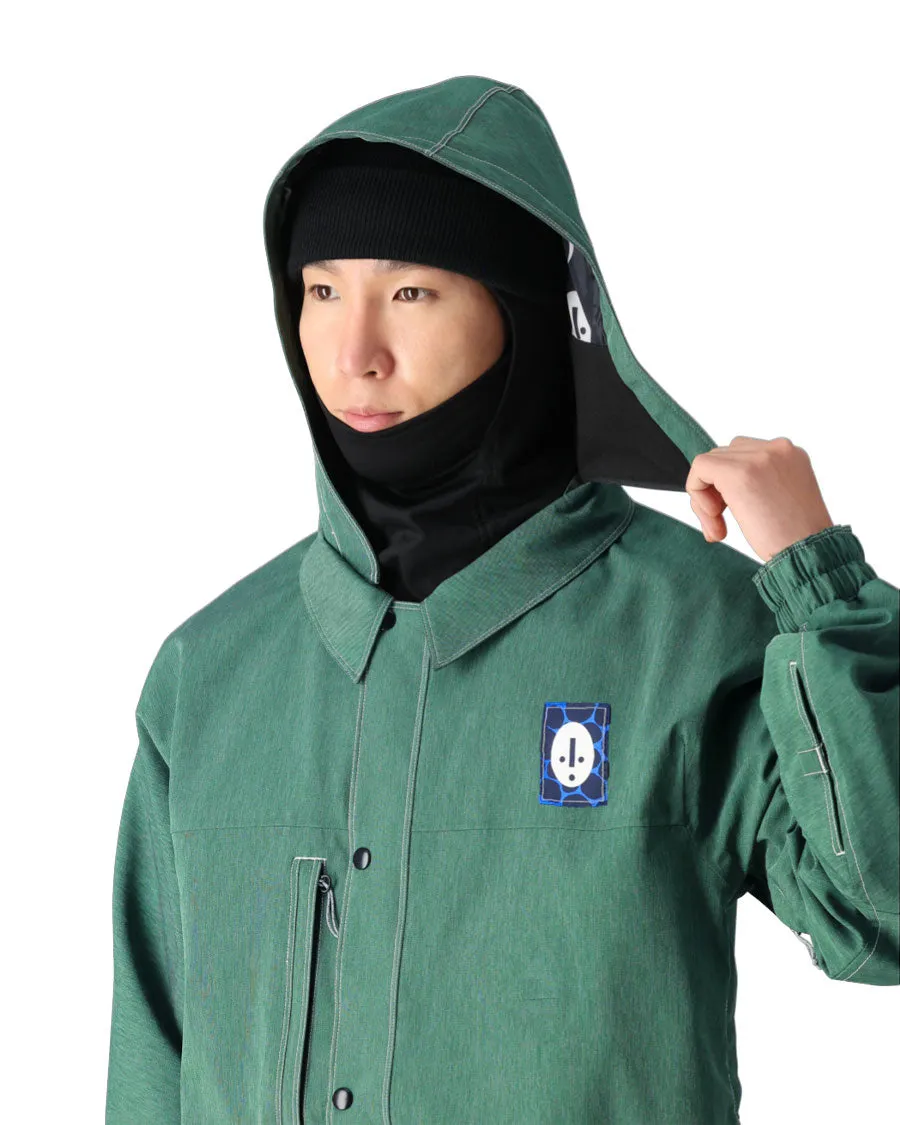 686 Mens Dojo Jacket Forest Green Denim 2025