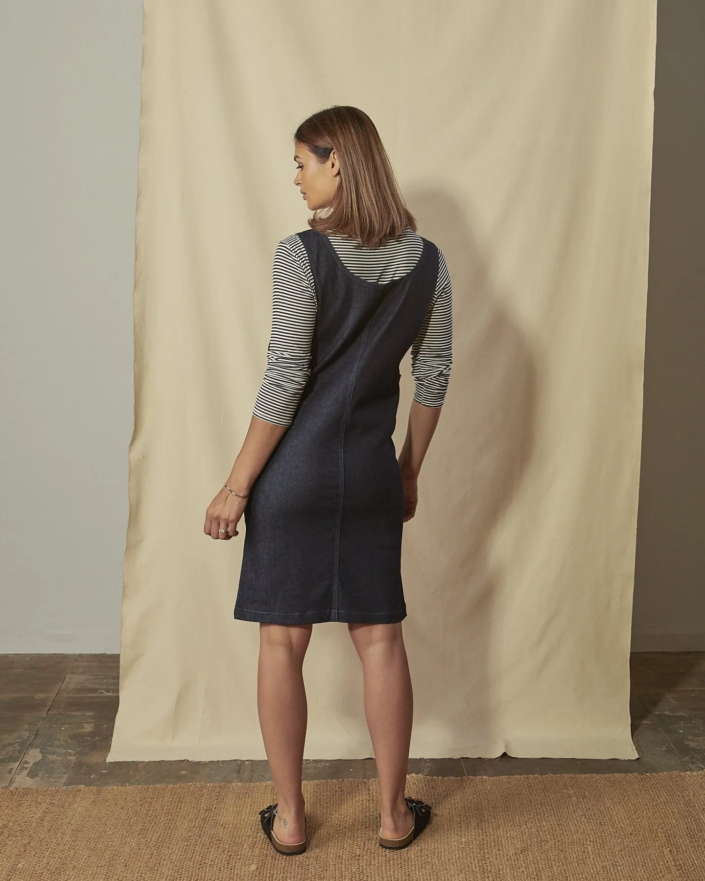 ADDIE Denim Pinafore