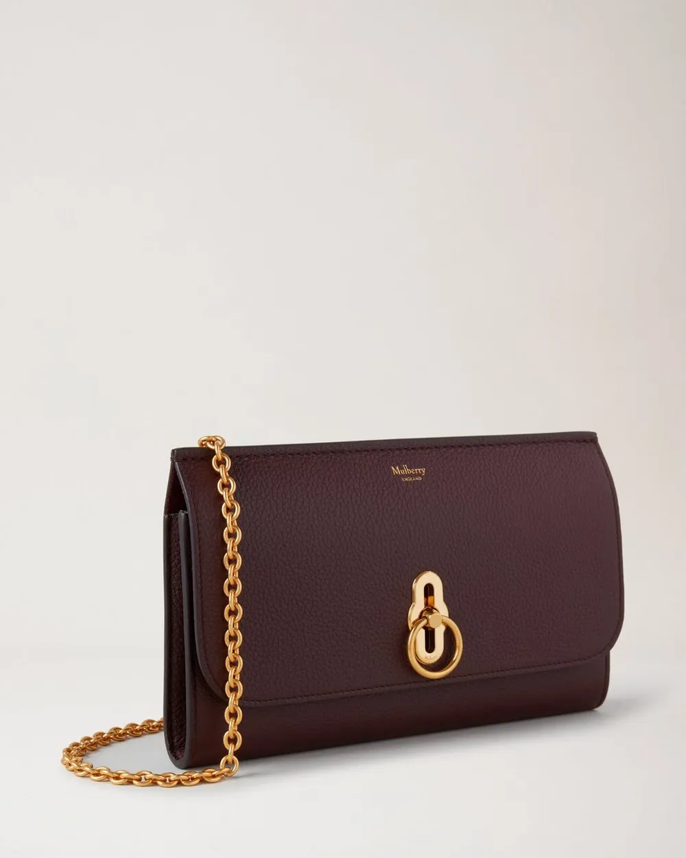 Amberley Clutch Small Classic Grain (Oxblood)
