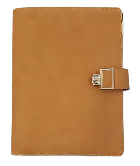 AMS-RM-200-F-44 - Brown PU Leather Organizer