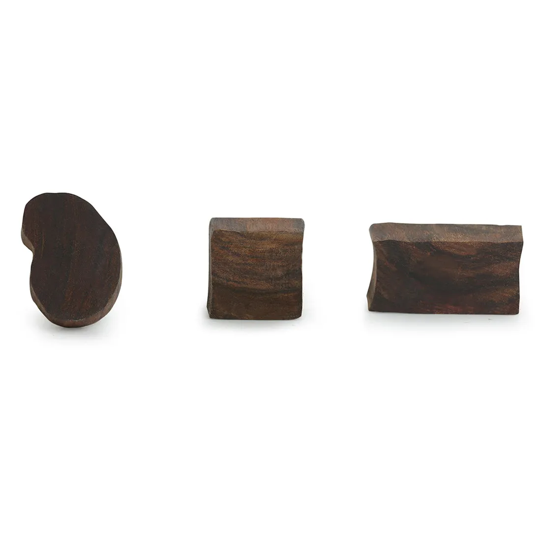Appealing Artefacts' Hand-Carved Printing Blocks In Sheesham Wood (Set of 3)