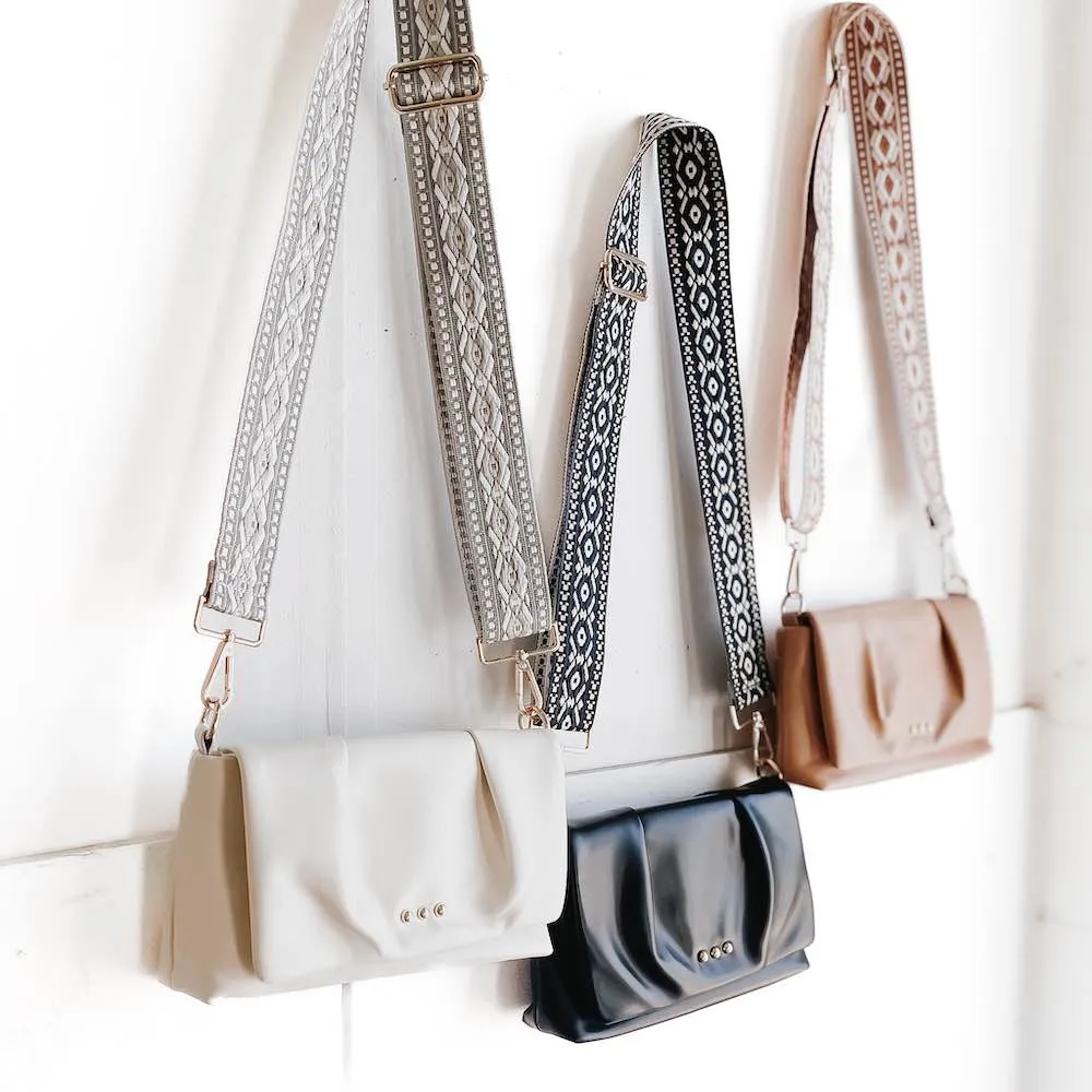Aurora Crossbody Clutch Bag - Brown