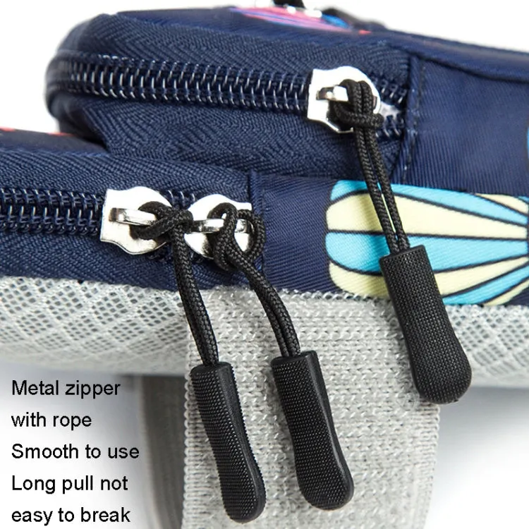 B089 Small Outdoor Sports Mobile Phone Arm Bag Riding Mountaineering Fitness Mobile Phone Case(Sky Blue)