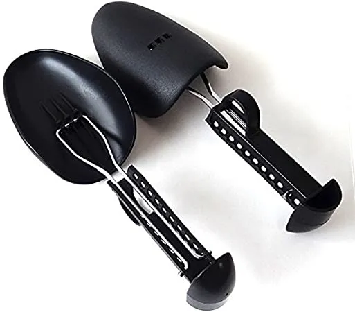 B&E LIFE | 5 Pairs Practical Plastic Adjustable Length Men (5 Pairs Black)