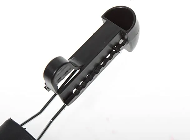 B&E LIFE | 5 Pairs Practical Plastic Adjustable Length Men (5 Pairs Black)
