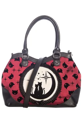 Banned Lunar Sisters Bag Burgundy