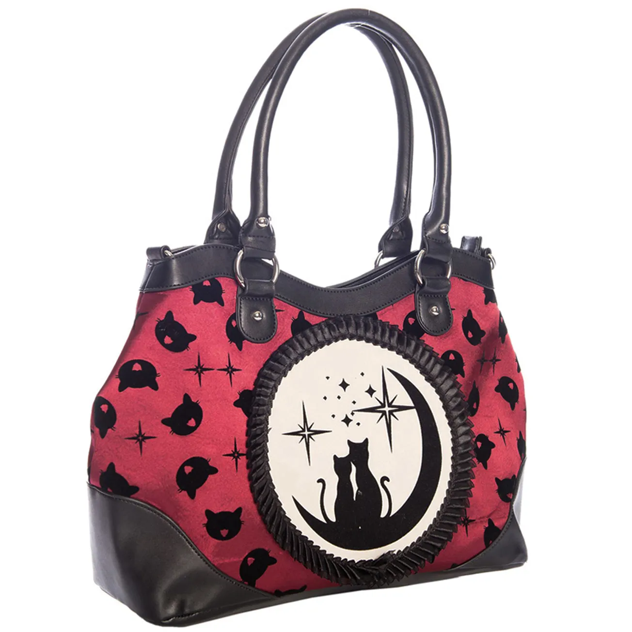 Banned Lunar Sisters Bag Burgundy