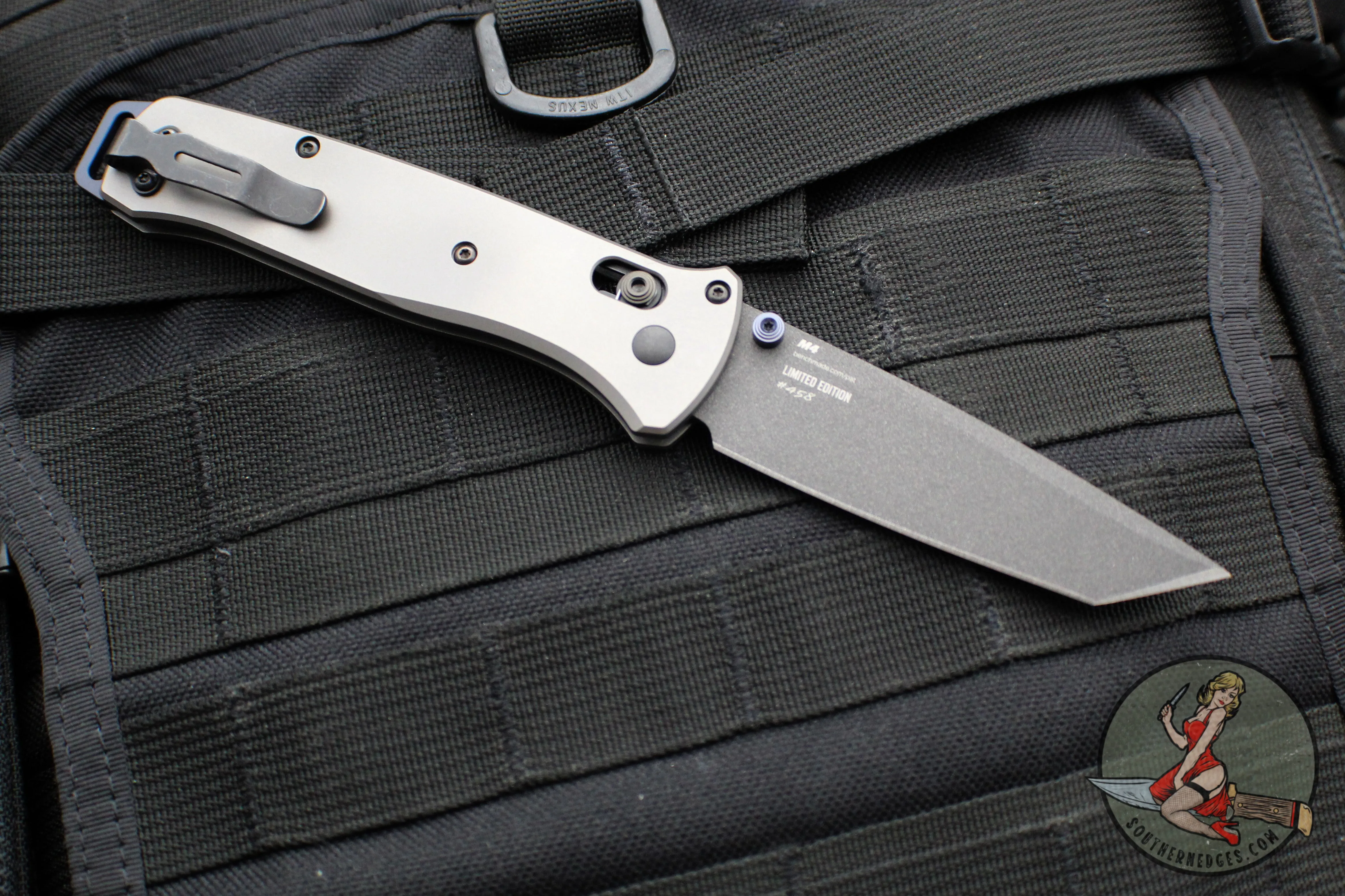 Benchmade Bailout- 2023 Limited Edition- Tanto Edge- Titanium Handle- Black Blade 537BK-2302
