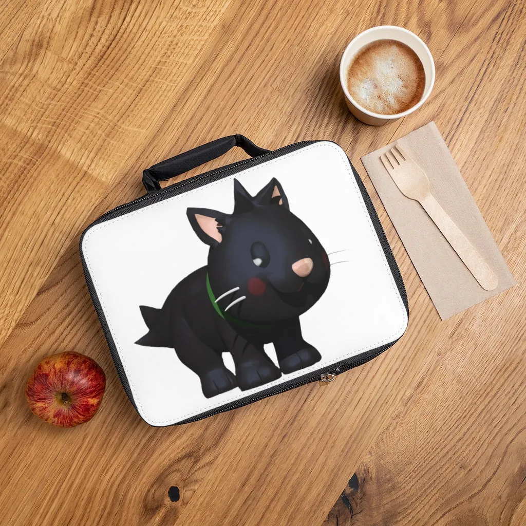 Black Kitty Lunch Bag