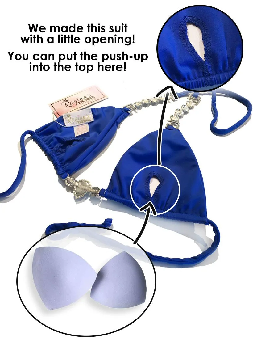 Blue Belle Triangle Top & Skimpy Bottom