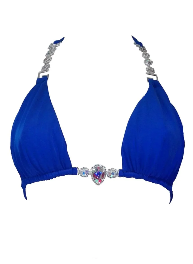 Blue Belle Triangle Top