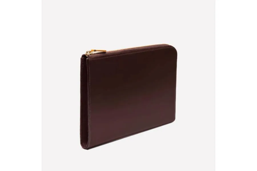 Bridle Hide Medium Portfolio - Nut
