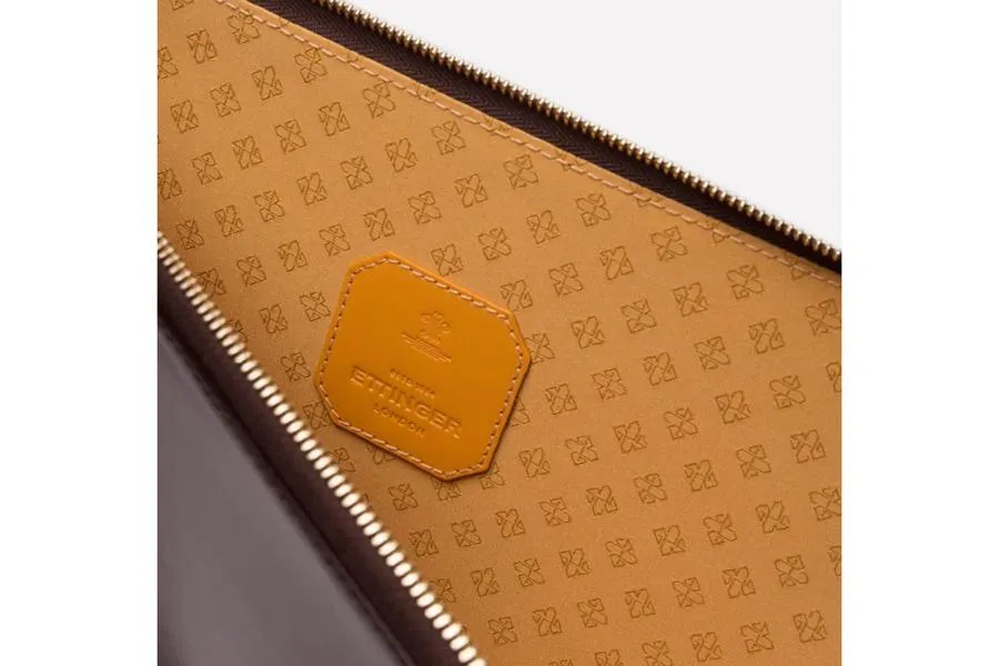 Bridle Hide Medium Portfolio - Nut
