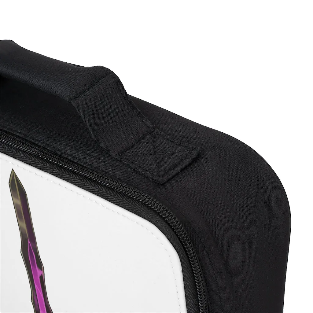 Brown and Purple Sword Lunch Bag
