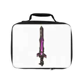 Brown and Purple Sword Lunch Bag