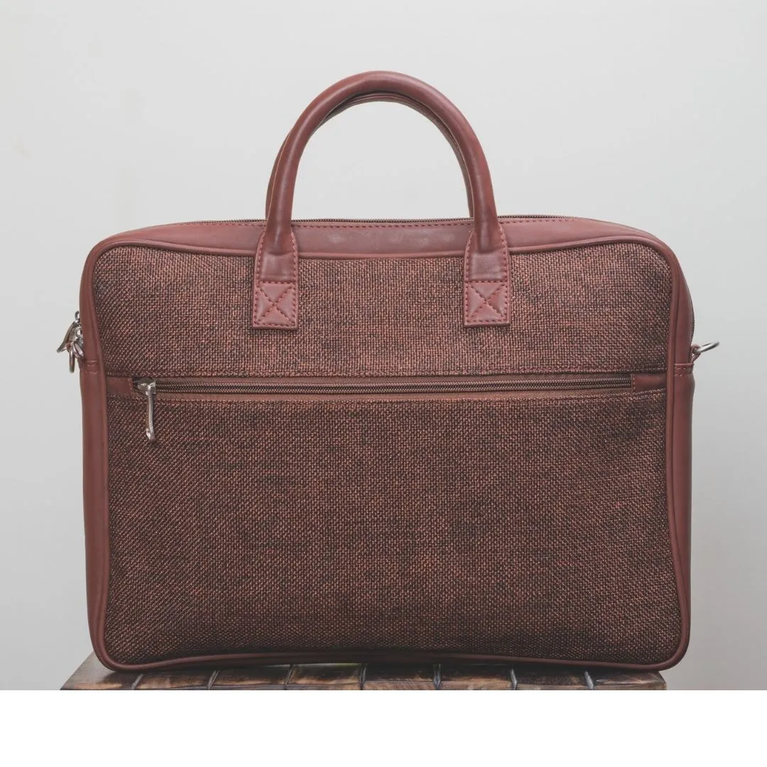 Brown Metal Laptop Bag