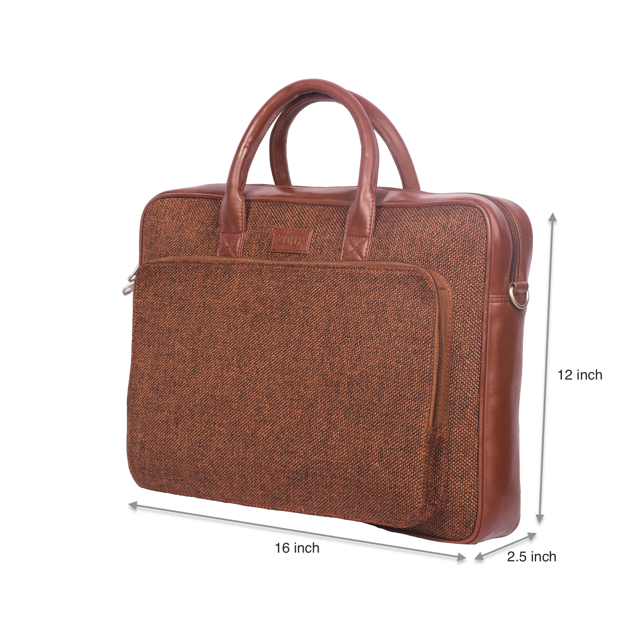 Brown Metal Laptop Bag