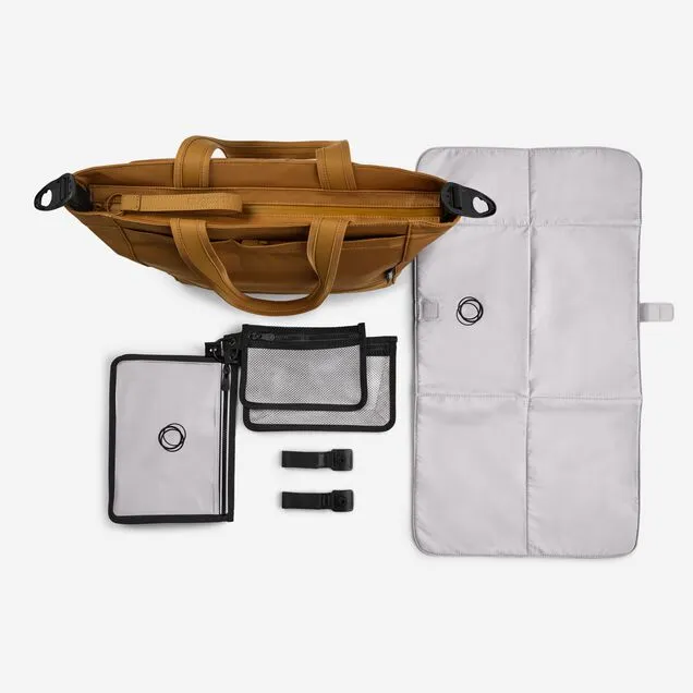 Bugaboo, Noir Limited Edition Chaning Bag, Amber Glow