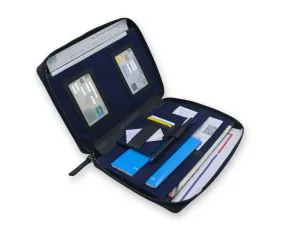 Car Document Holder - Charcoal Blue