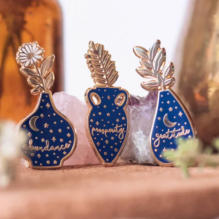 Celestial Enamel Pins | Abundance Vases