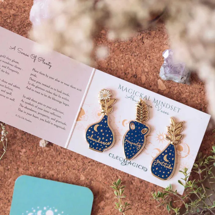 Celestial Enamel Pins | Abundance Vases