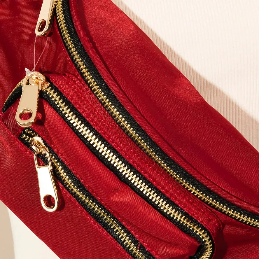 CFA Triple Pocket Nylon Fanny Pack
