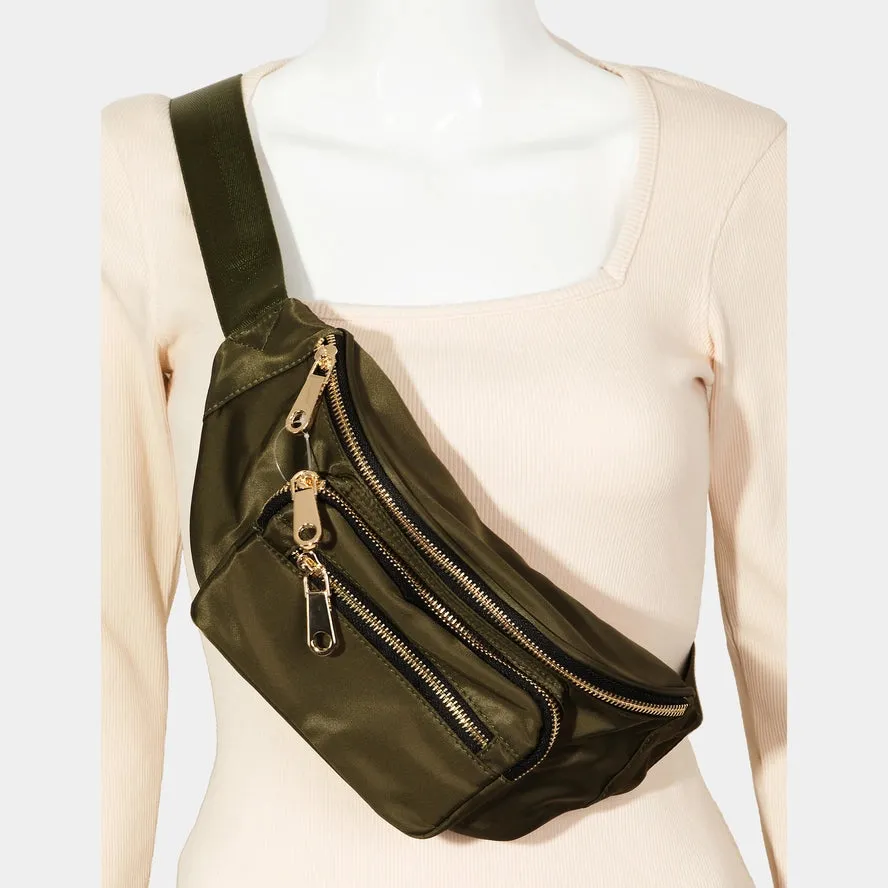 CFA Triple Pocket Nylon Fanny Pack