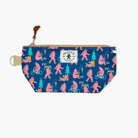 Chalo Seattle Bigfoot Pink Print Pouch