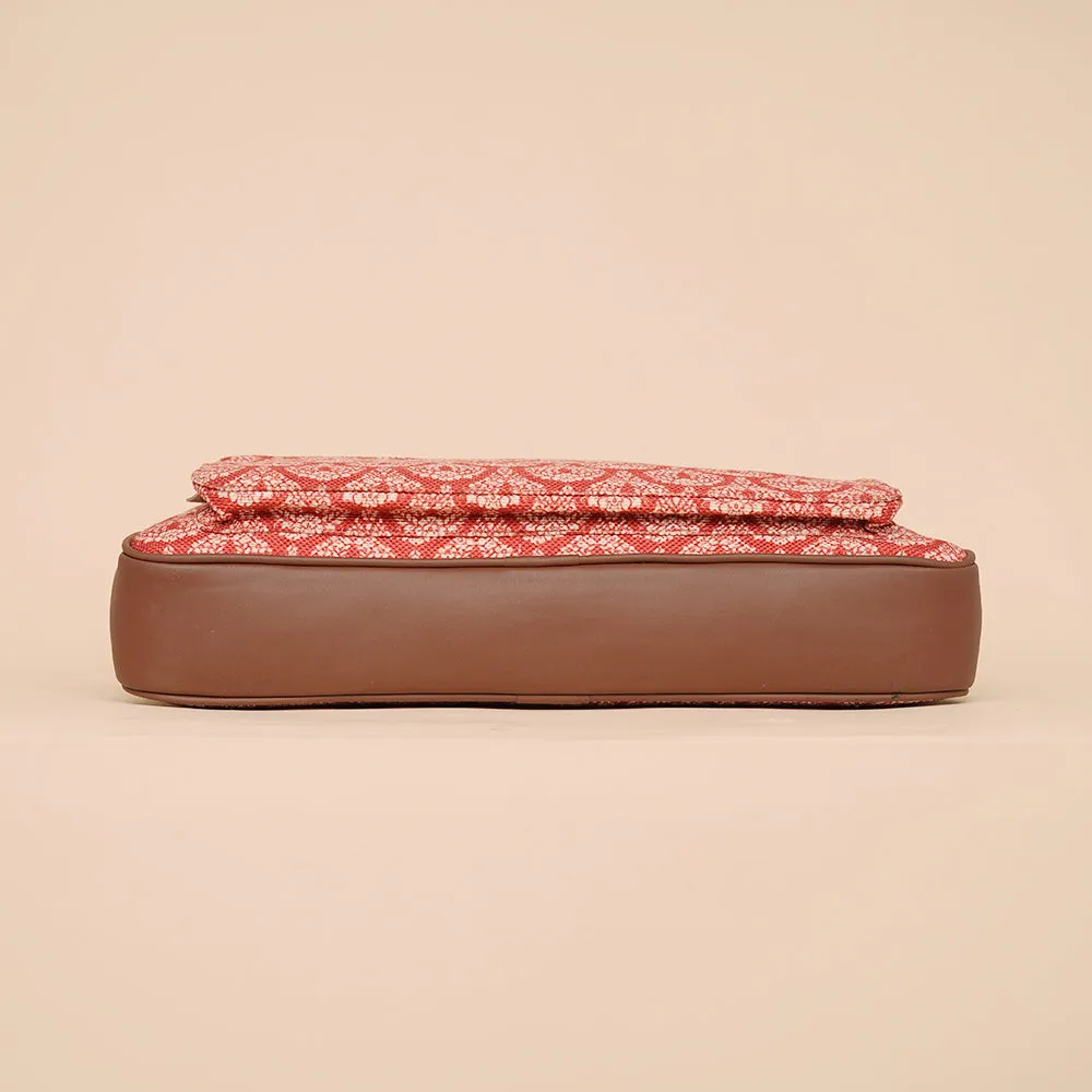 Chanderi Phool Laptop Bag
