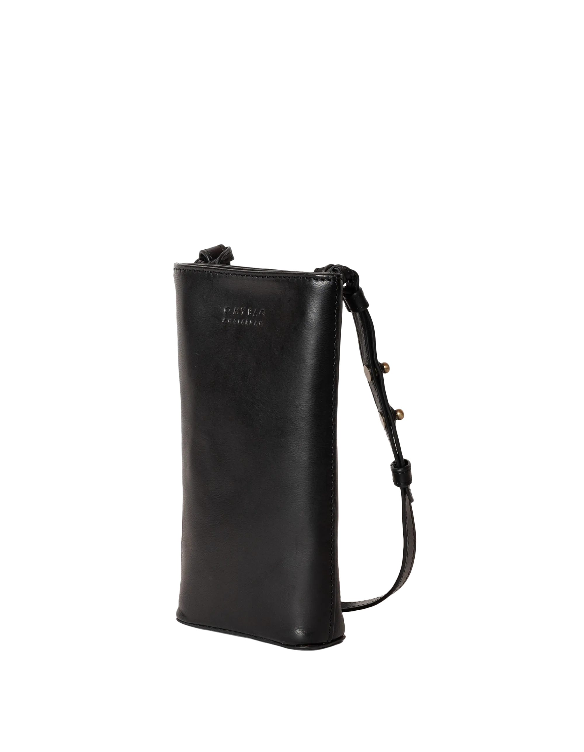Charlie Phone Bag Classic Leather Black