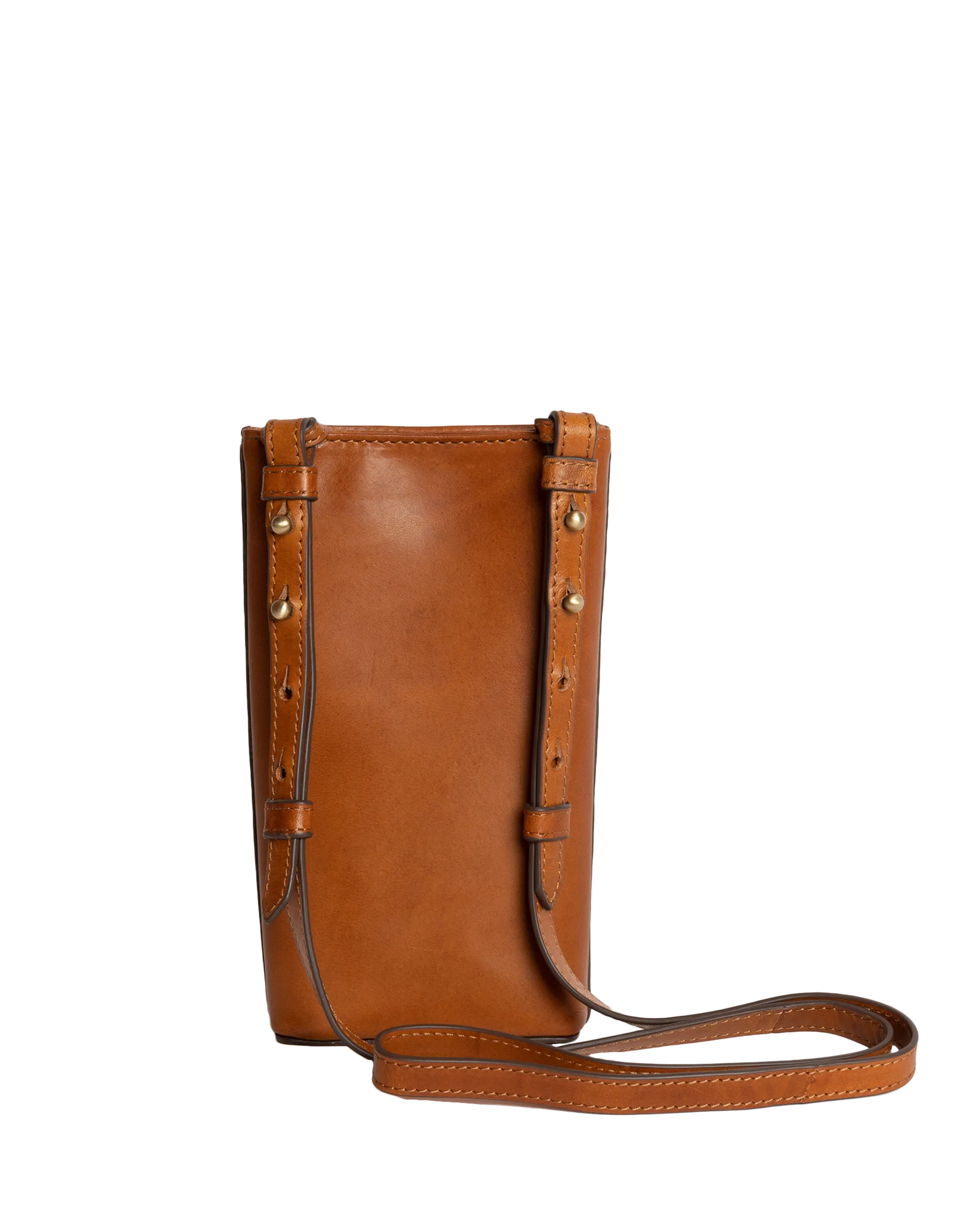 Charlie Phone Bag Classic Leather Cognac