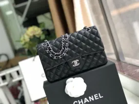 CHL Classic HandBag Black For Women 9.9in/25.5cm A01112