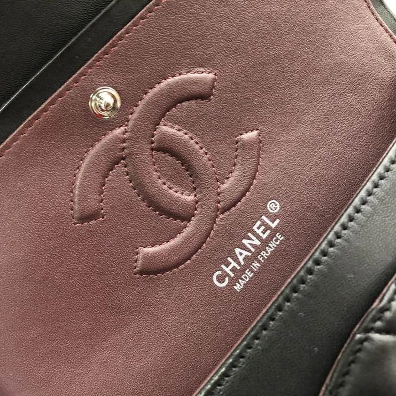 CHL Classic HandBag Black For Women 9.9in/25.5cm A01112