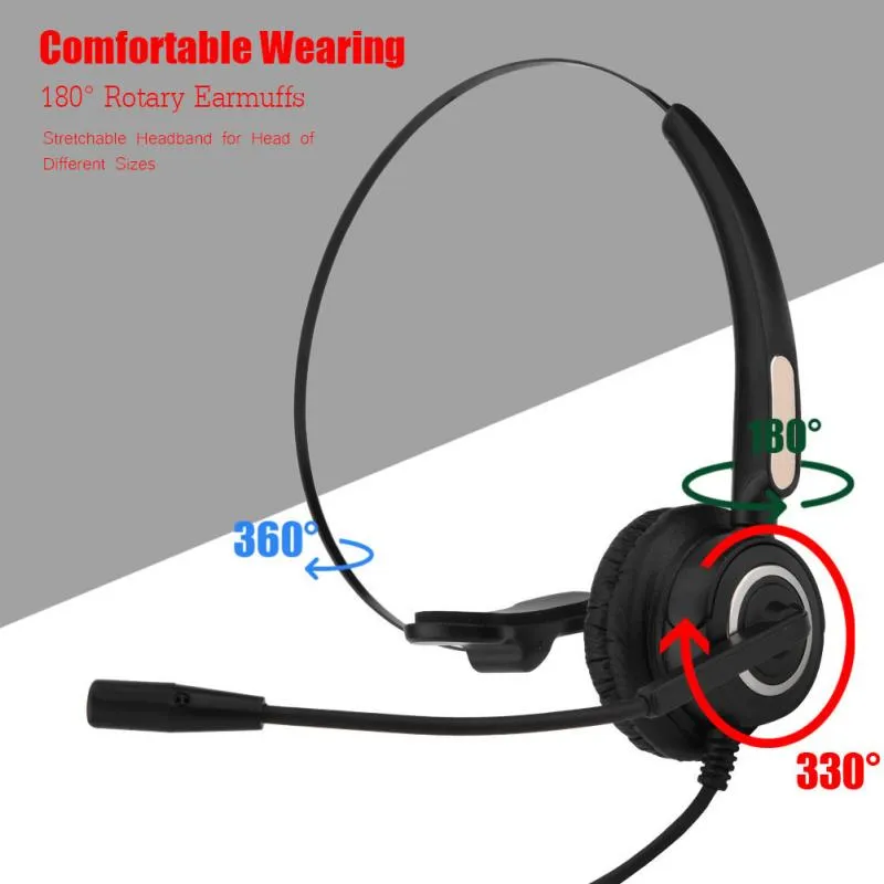 Clear Stereo Sound Call Center Headset (USB, Noise Cancelling)