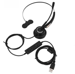 Clear Stereo Sound Call Center Headset (USB, Noise Cancelling)
