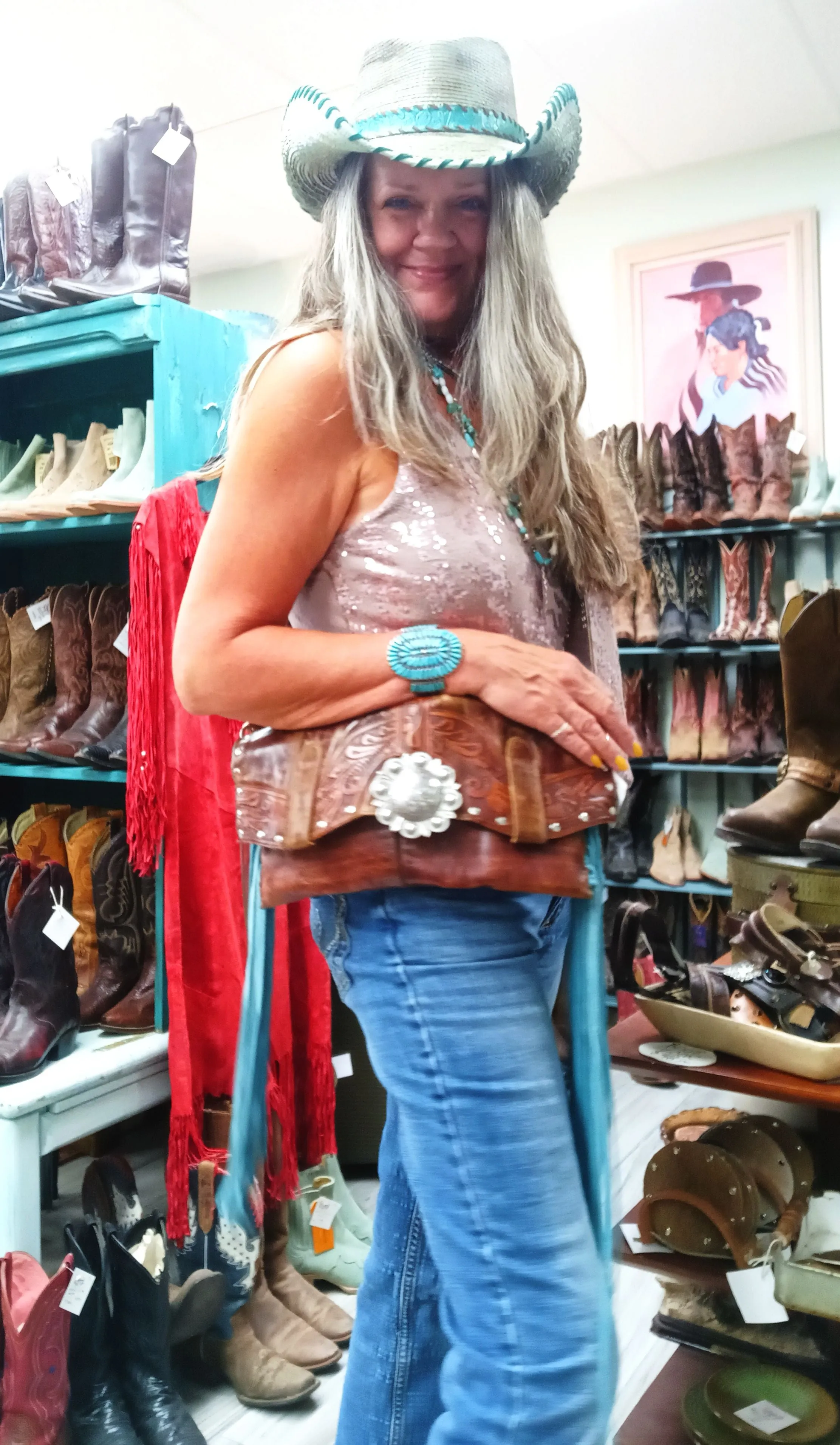 Clutch Cowboy Boot Purse CL12