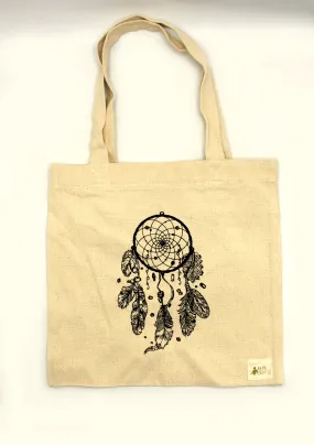Cotton Dream Catcher Printed Tote Bag