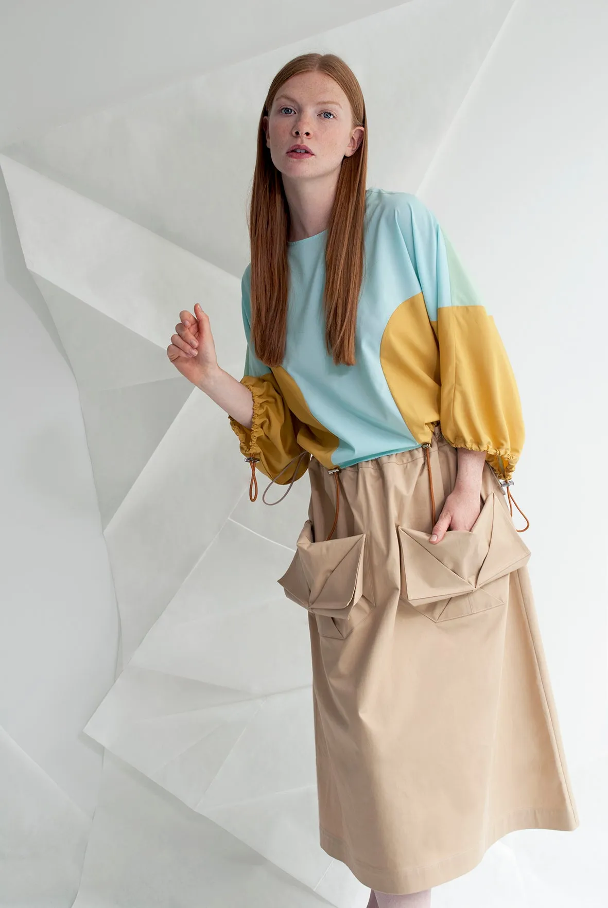 Cotton Origami Skirt