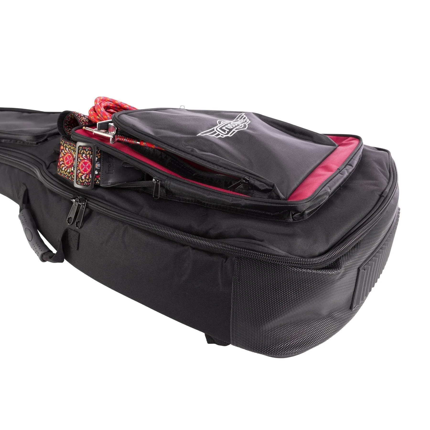 Crossfire Deluxe Padded Dreadnought Acoustic Guitar Gig Bag (Black)
