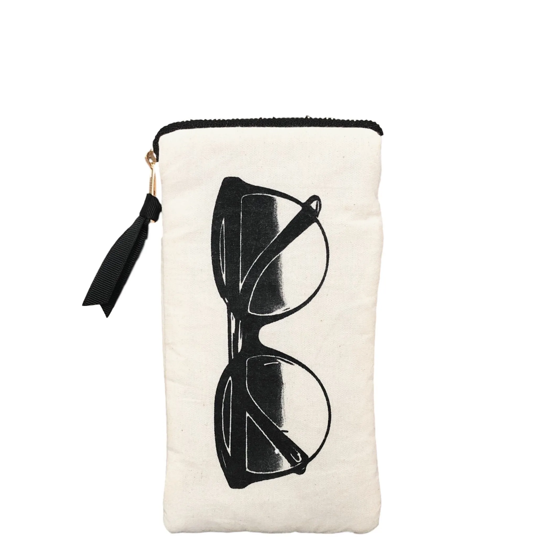 CUSTOM Sunglasses Case with Pocket for Second Pair of Glasses