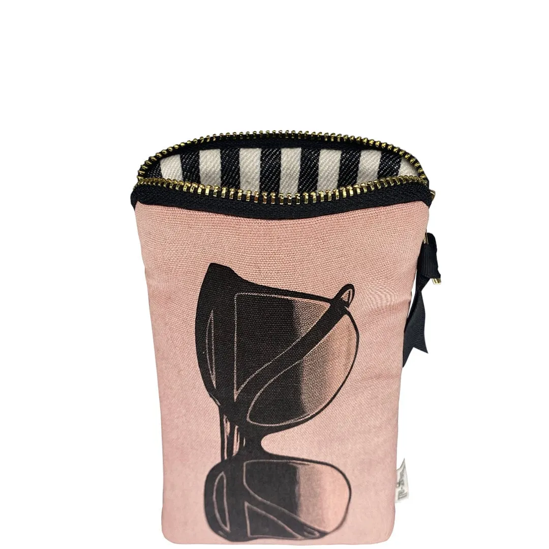 CUSTOM Sunglasses Case with Pocket for Second Pair of Glasses