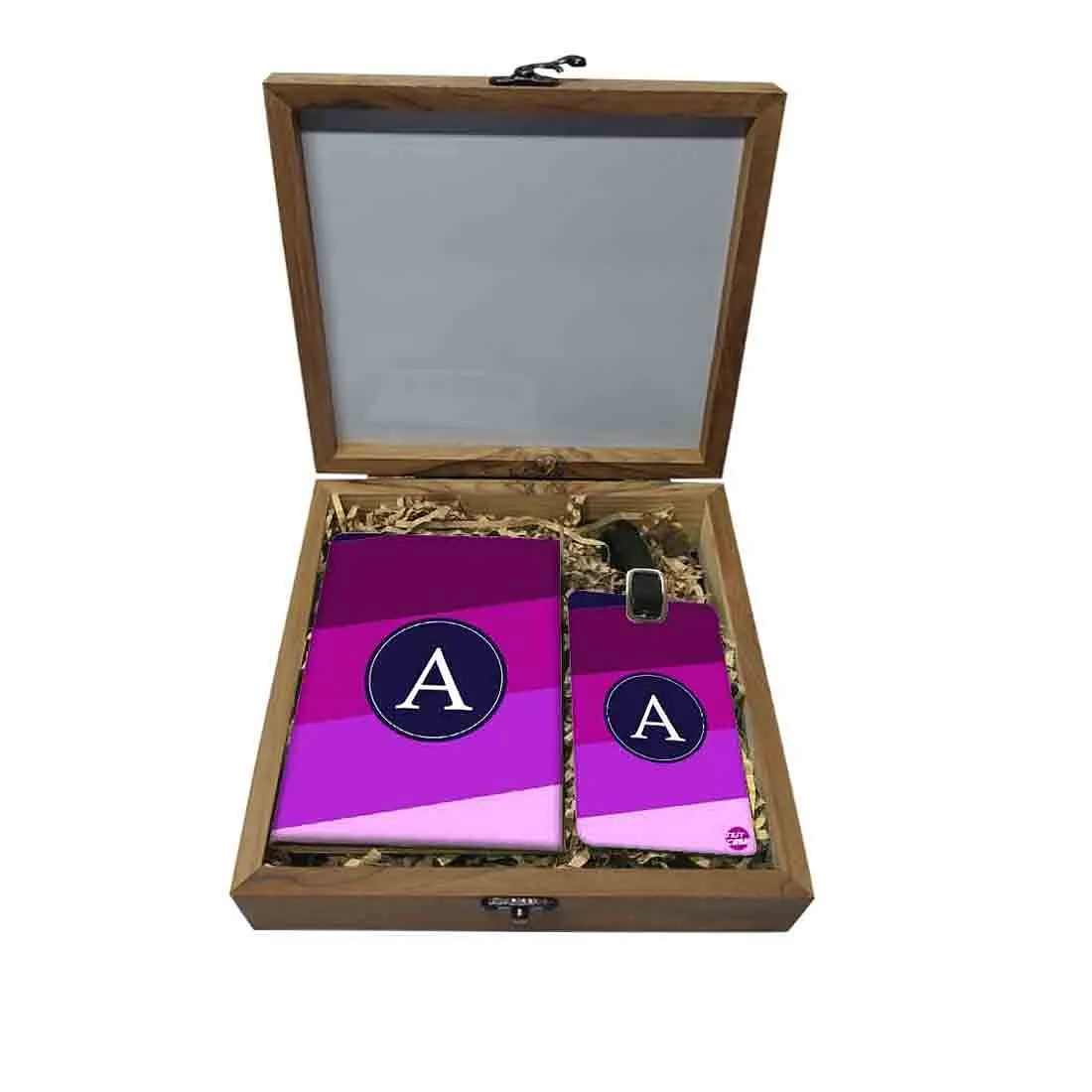 Customized Travel Organizer With Name - Colorful Lines
