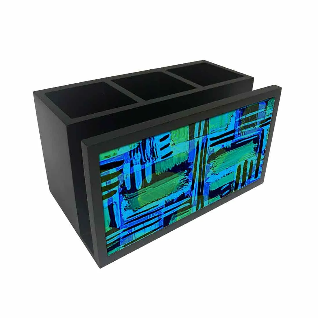 Cutlery Tissue Holder Napkin Stand -  Blue Stike